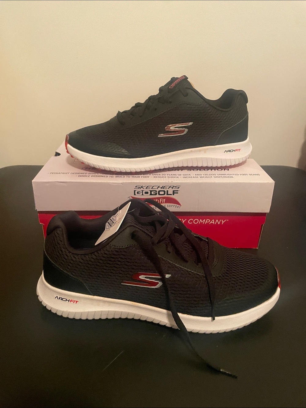 Skechers GoGolf Max Fairway 3 Black/Red Men’s 11.5 JB